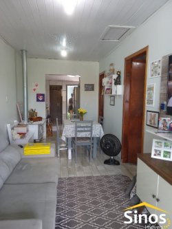 Casa de alvenaria com 02 dormitórios no bairro Canudos 
